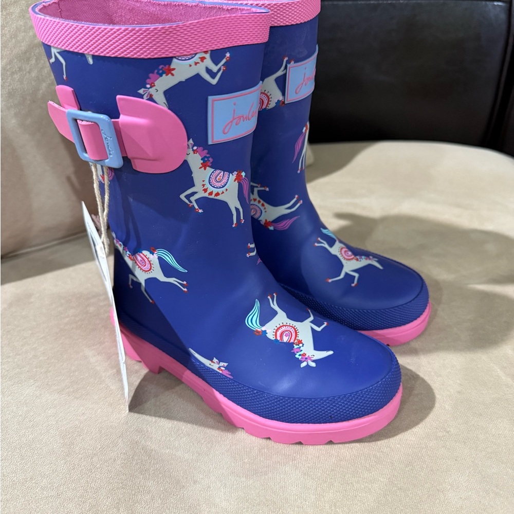 Joules Unicorn Rain Boots